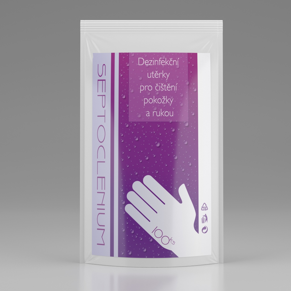 Dezinfekční utěrky pro čištění pokožky a rukou - Refil